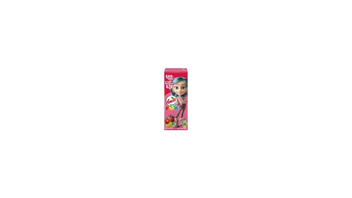 Amita Fun Μήλο Φράουλα Σταφύλι 0.25 l