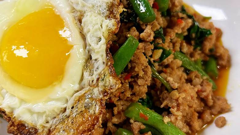 Pork Ka Pow with Egg