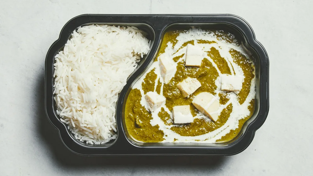 Palak paneer (V)