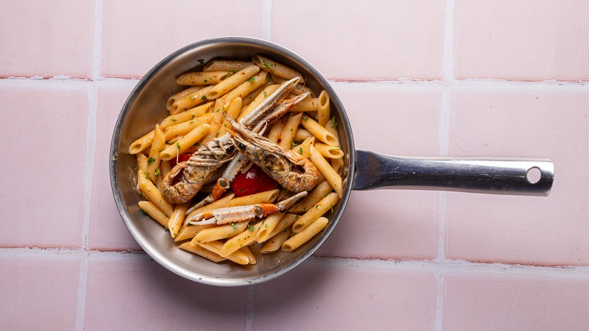 Penne Skampi Tartuf