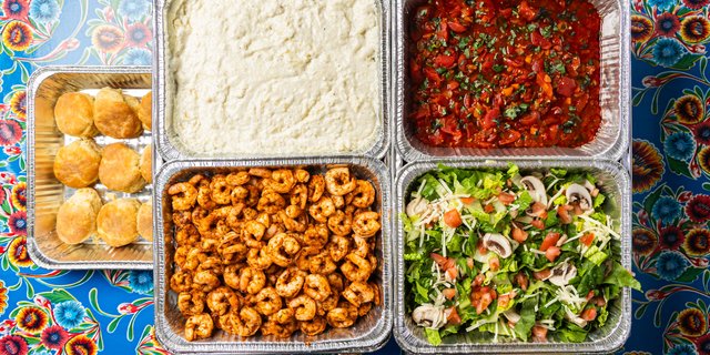 Firecracker Shrimp and Grits Buffet