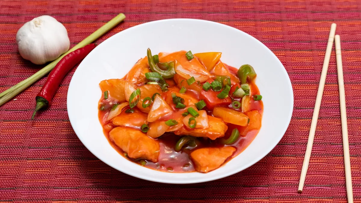 63. Sweet And Sour Chicken Cantonese Style