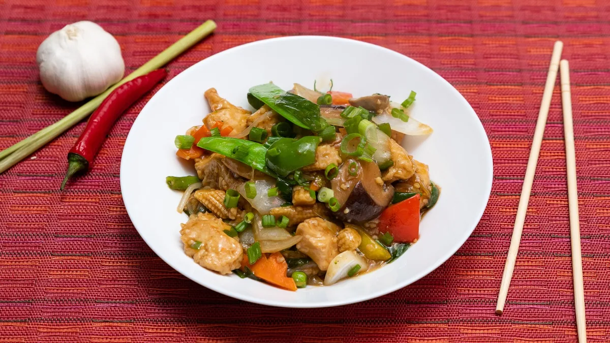 75. Chicken Chop Suey