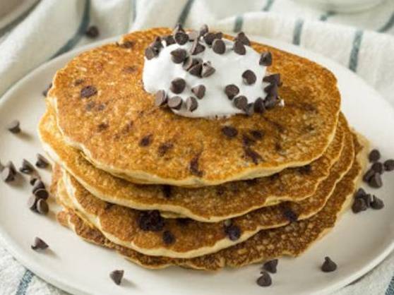 Chocolate Chip Pancakes (3 Stack)