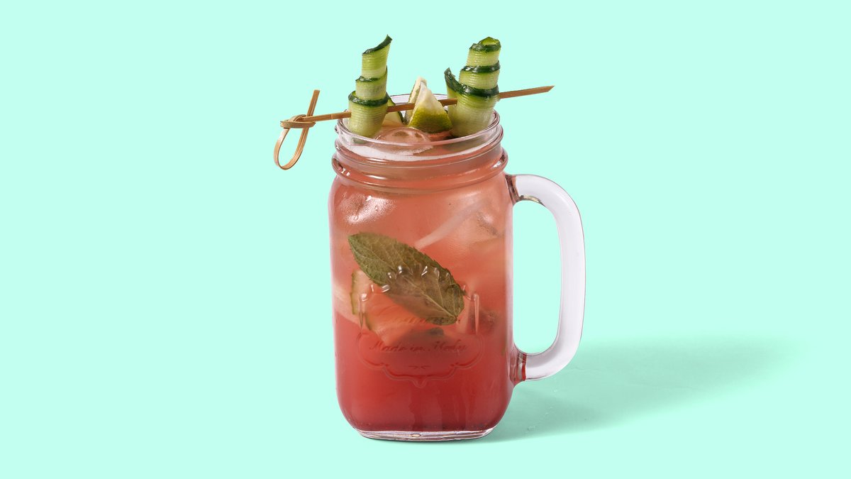 Strawberry-Cucumber Lemonade