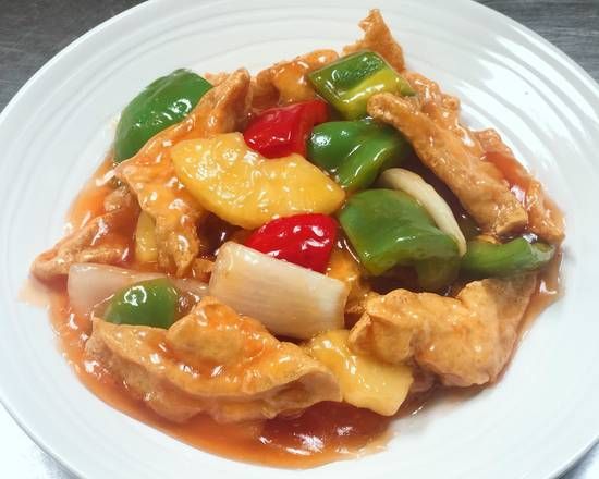 128. Pineapple Tofu