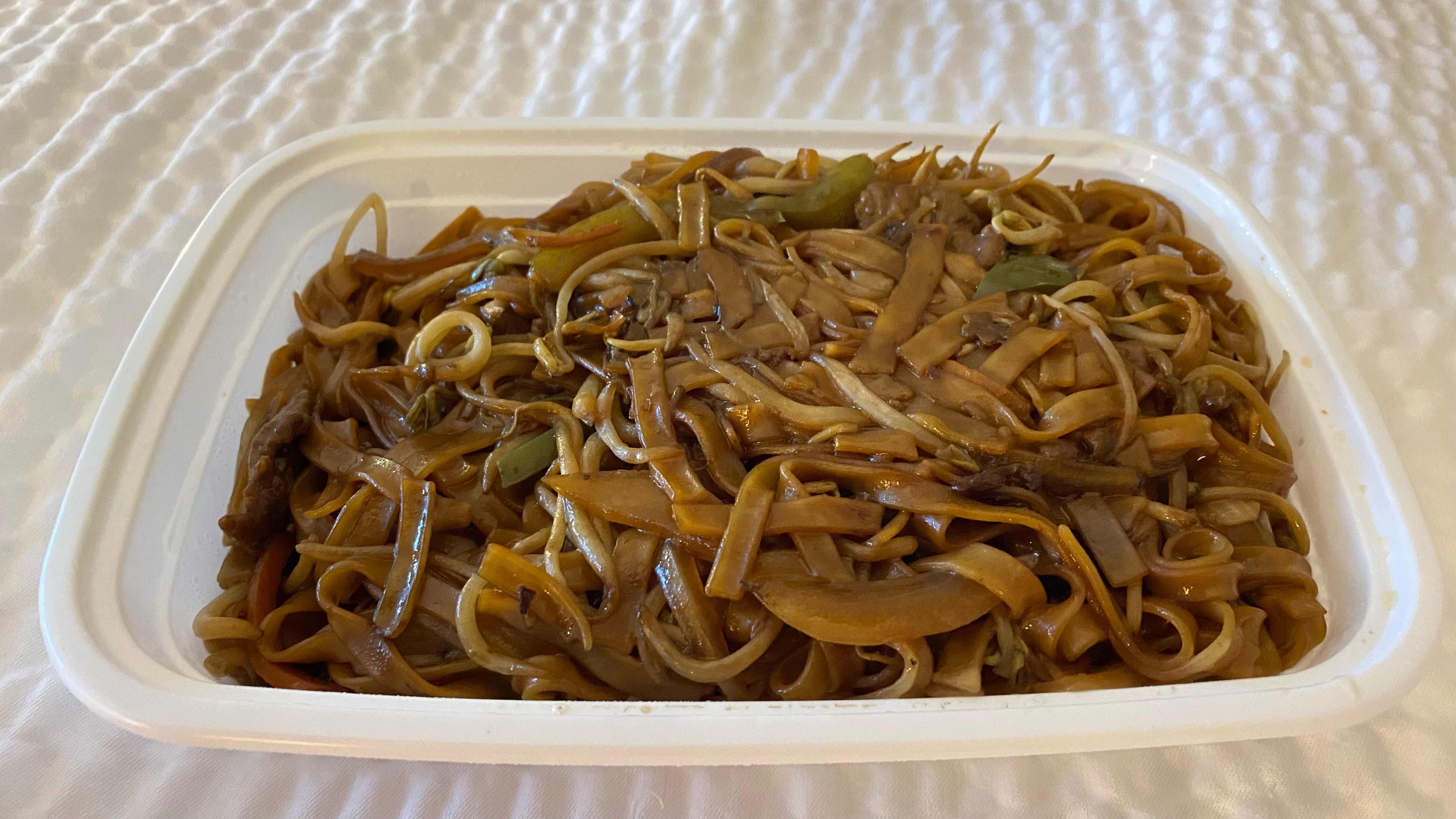 35. Stir Fried Rice Noodle with Beef