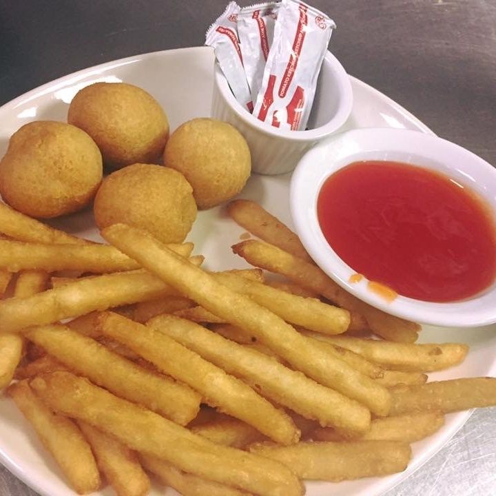 Kids 3. French Fries and Sweet Sour Chicken