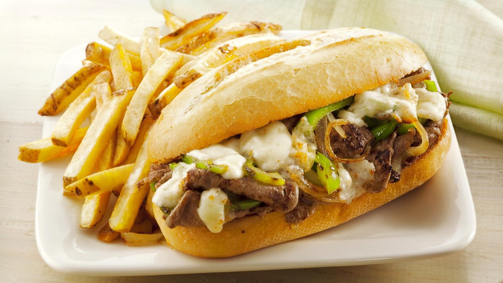 The Philly Cheese Steak Sandwich