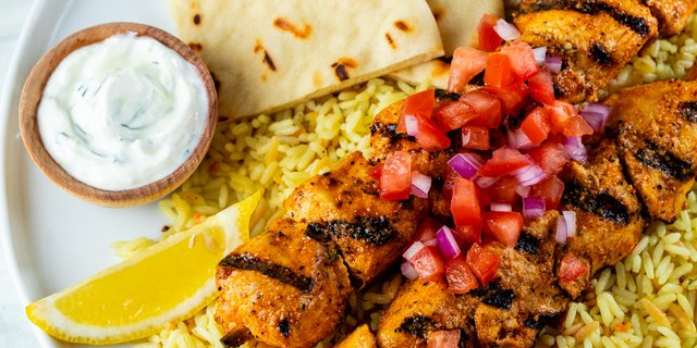 Chicken Souvlaki Mini Skewers