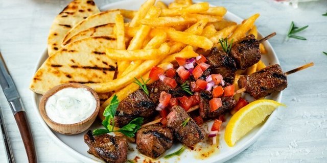 Lamb Souvlaki