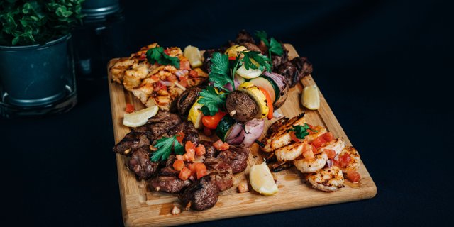 Souvlaki Mini Steak Skewers