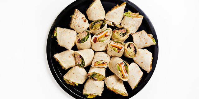 Turkey Club Wraps Platter