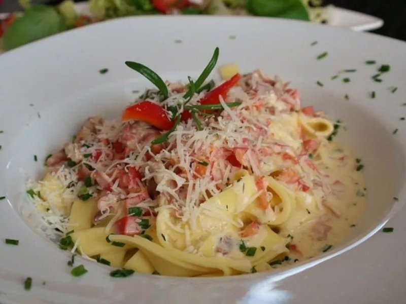 Tagliatelle krevettidega