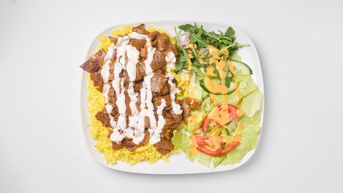 Kebab riisillä