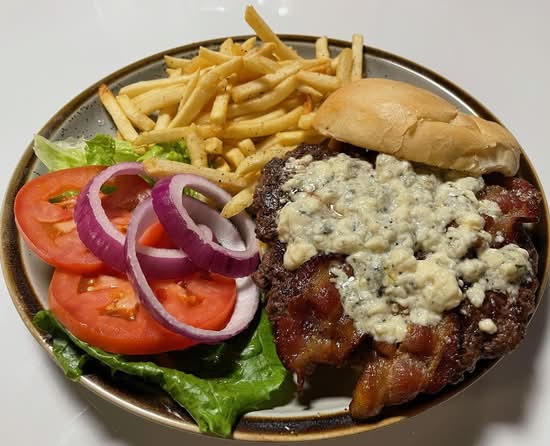 Black and Blue Burger