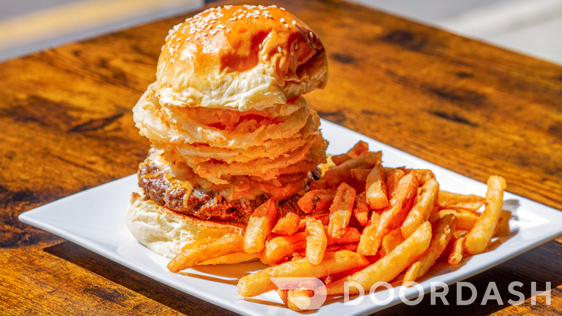 Crispy Onion Burger