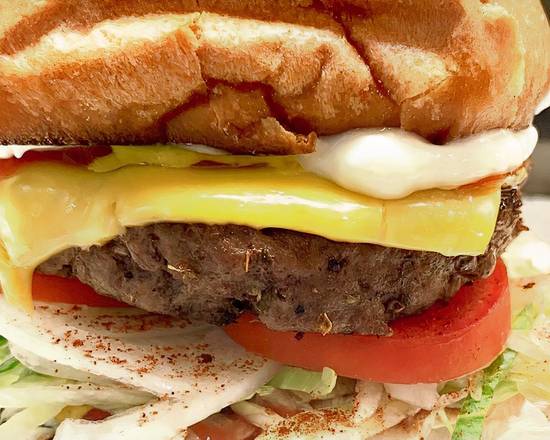Cheese Burger 1/2 Sirloin Beef (Fries/Side Not Included)