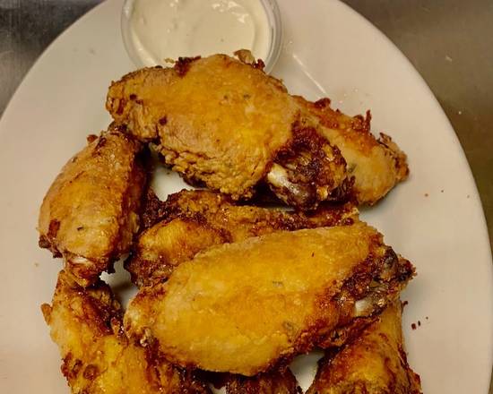 Chicken Wings JUMBO Greek Style (w/Garlic Dipping Sauce)