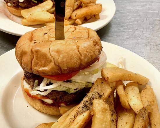 Gyro Joint Burger 1/2 LB Sirloin Beef (Fries/Side Not Included)