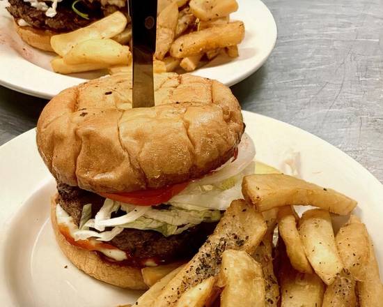 Hamburger 1/2 LB Sirloin Beef (Fries/Side Not Included)