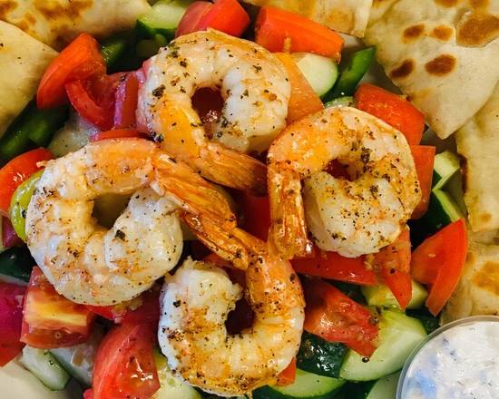 Village Salad (Large or Small) Shrimp Not Included