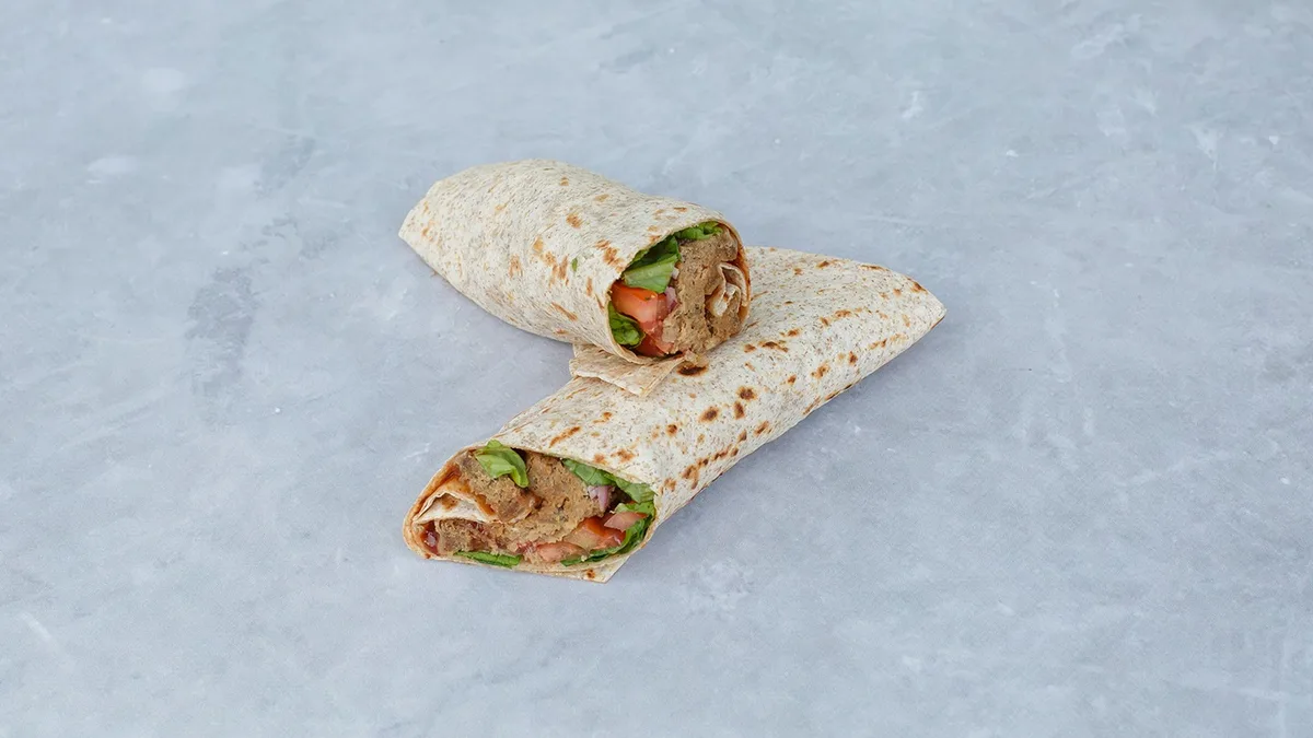 Beef Patty Wrap