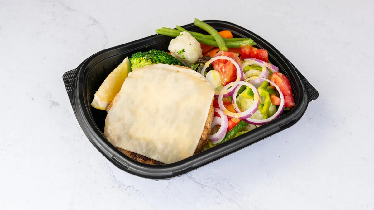 Chicken Patty with Light Cheese