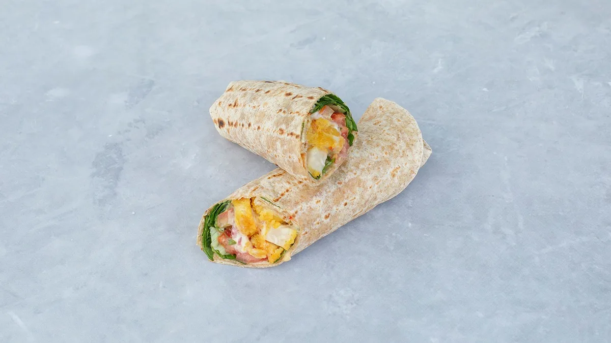 Crispy chicken wrap