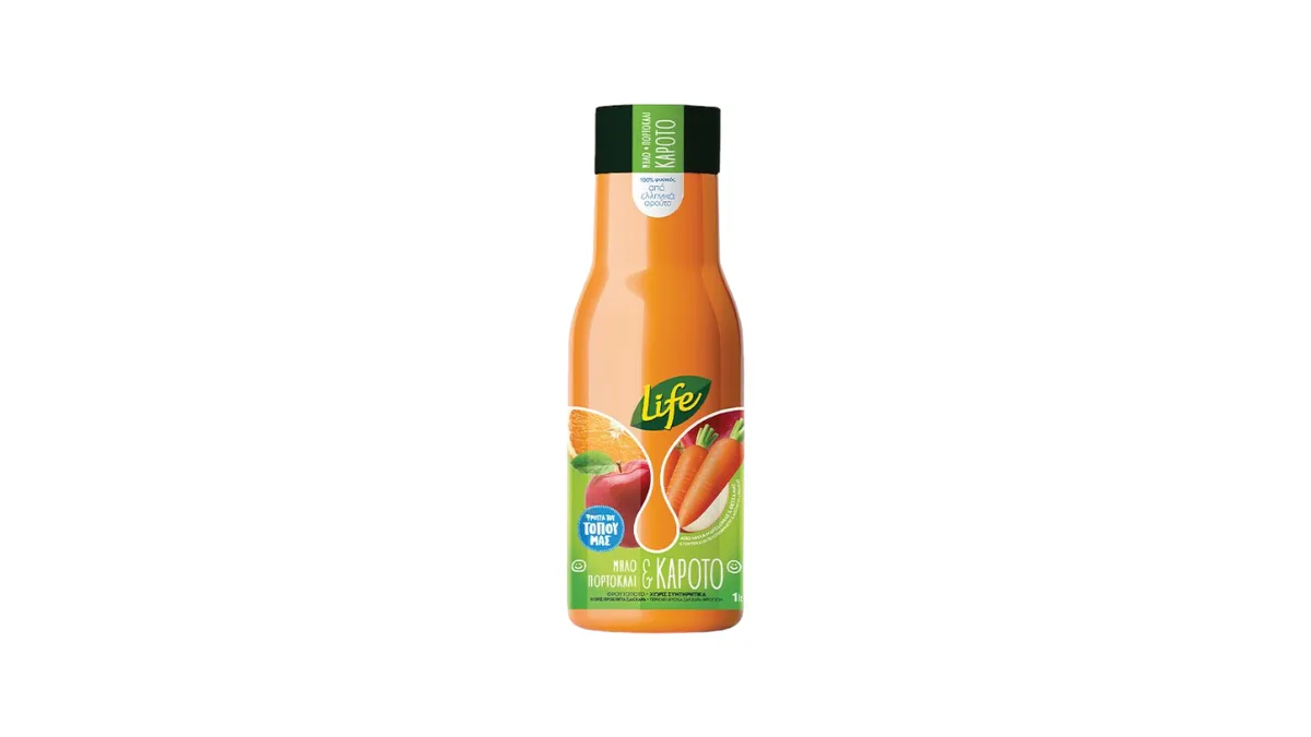 Mixed apple carrot orange juice (LIFE)