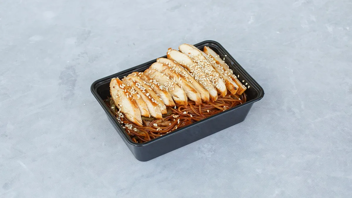Teriyaki Noodles with Veggies and Chicken