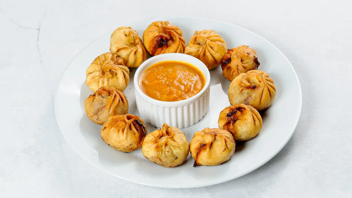 Chicken fried momo