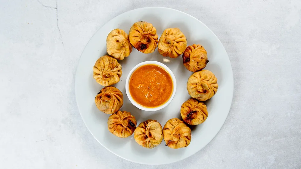 Vegetable fried momo
