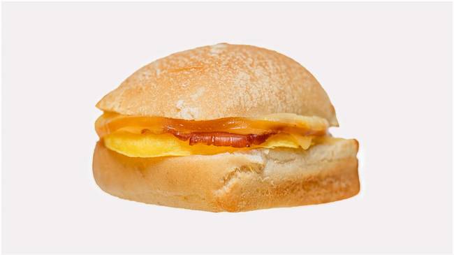 Bacon, Gouda and Egg Ciabatta