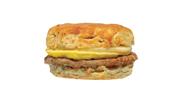 Spicy Sausage, Pepper Jack and Egg Jalapeno Biscuit