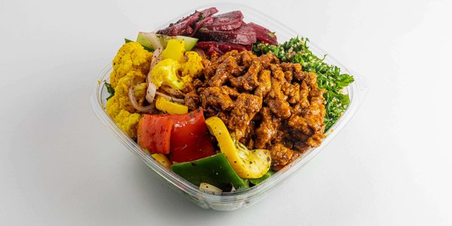 Chicken Shawarma Greens Bowl