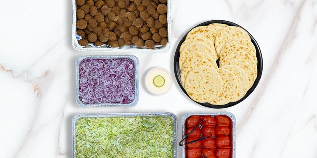 Vegetarian Build-Your-Own Pita Bar