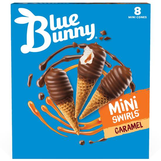 Blue Bunny Caramel Mini Swirls (8 ct.)