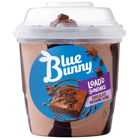 Blue Bunny Chocolate Brownie Bomb Loaded Sundae (8.5 fl oz)