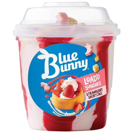 Blue Bunny Strawberry Shortcake Loaded Sundae (8.5 fl oz)