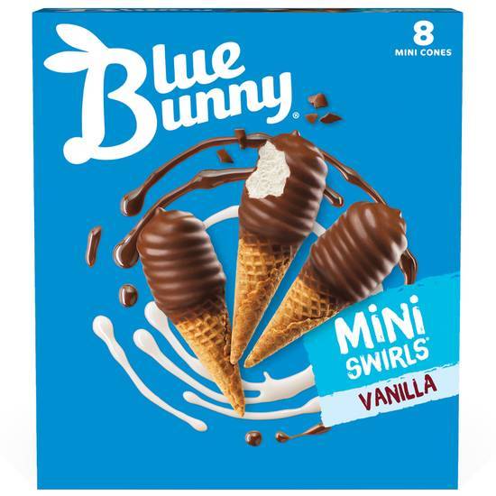 Blue Bunny Vanilla Mini Swirls (8 ct.)