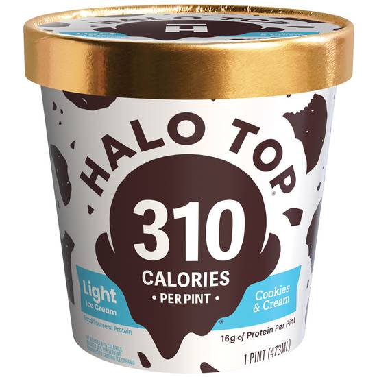 Halo Top Cookies and Cream (16 oz)