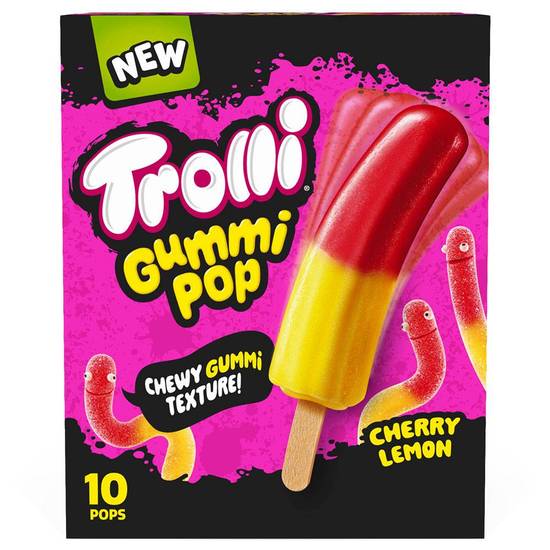 Trolli Cherry Lemon Gummi Pop (10 ct.)