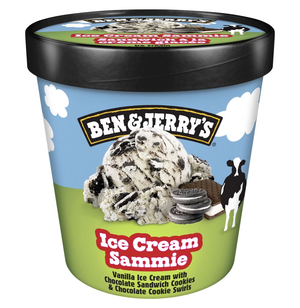Ben and Jerry's Ice Cream, Sammie (473 ml)