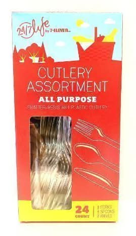 24/7 Life Cutlery Assortment All Purpose 24 Count