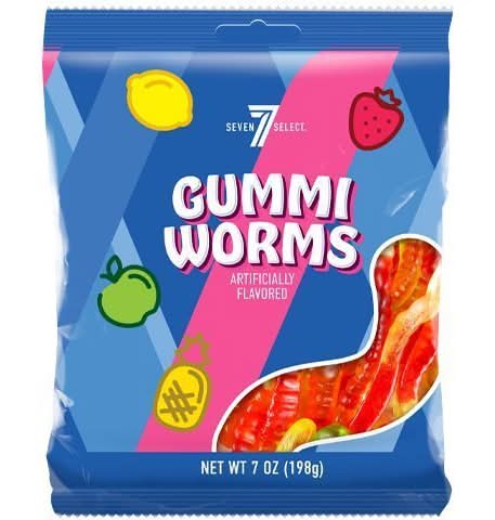 7-Select Gummy Worms 7oz