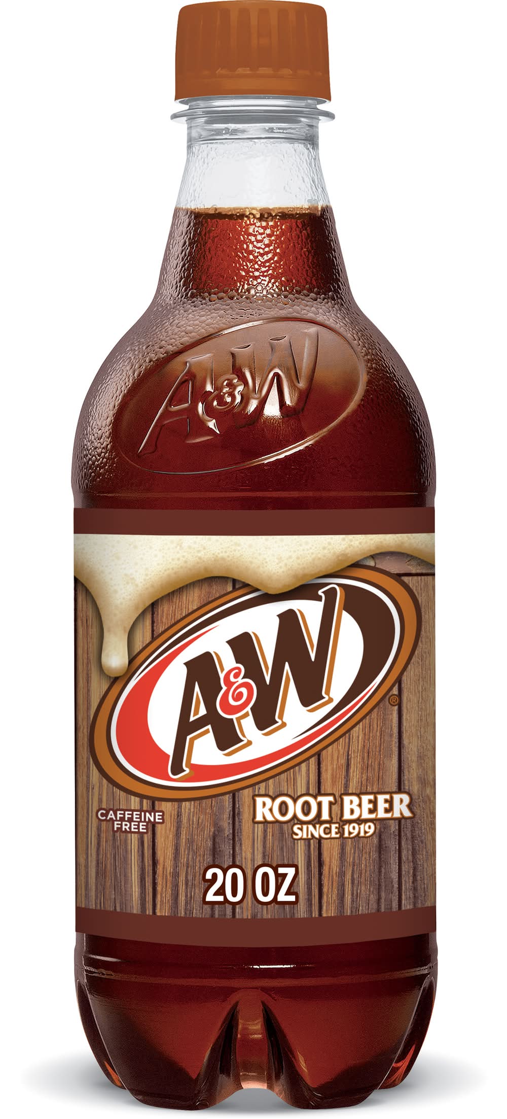 AandW Caffeine Free Root Beer (20 oz)