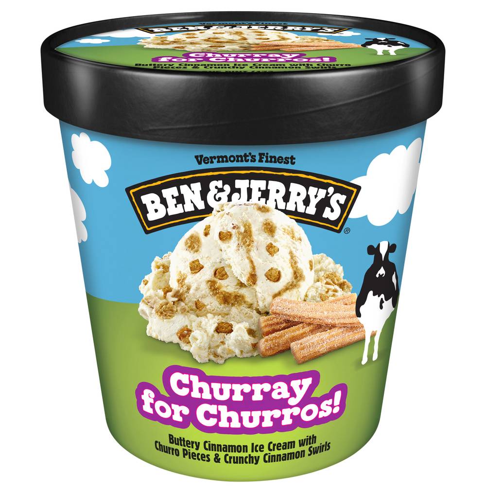 Ben and Jerry's Churray For Churros Ice Cream, Cinnamon (1 pint) (Ben & Jerry's)