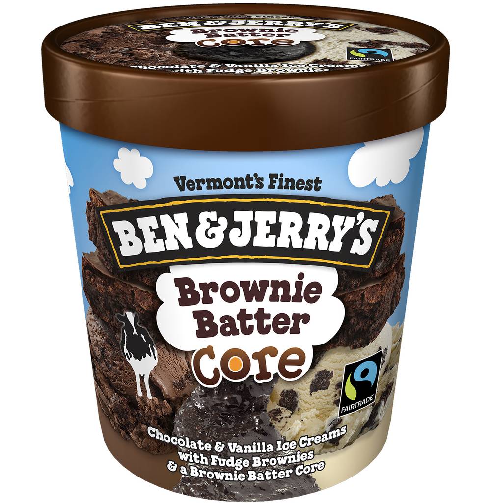Ben and Jerry's Ice Cream, Brownie Batter Core (473 ml) (Ben & Jerry's)