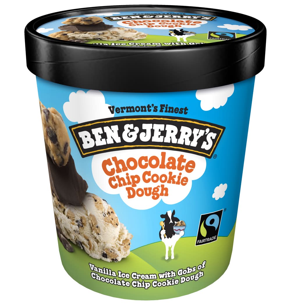 Ben and Jerry's Ice Cream, Chocolate Chip Cookie Dough (1 lbs) (Ben & Jerry's)